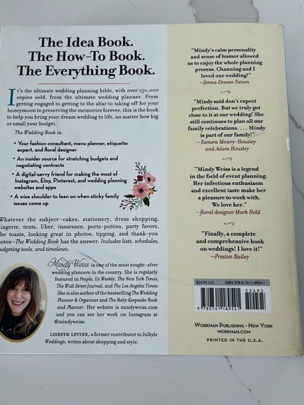 Mindy Weiss The Wedding Book Planner Guide New